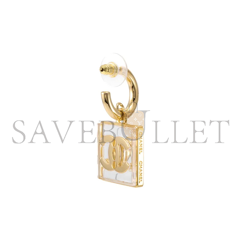 CHANEL EARRINGS WOMEN'S GOLD ABA586